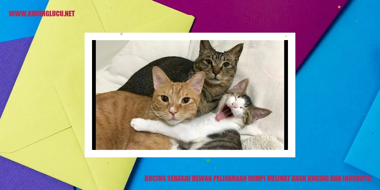 Gambar Anak Kucing dan Induknya