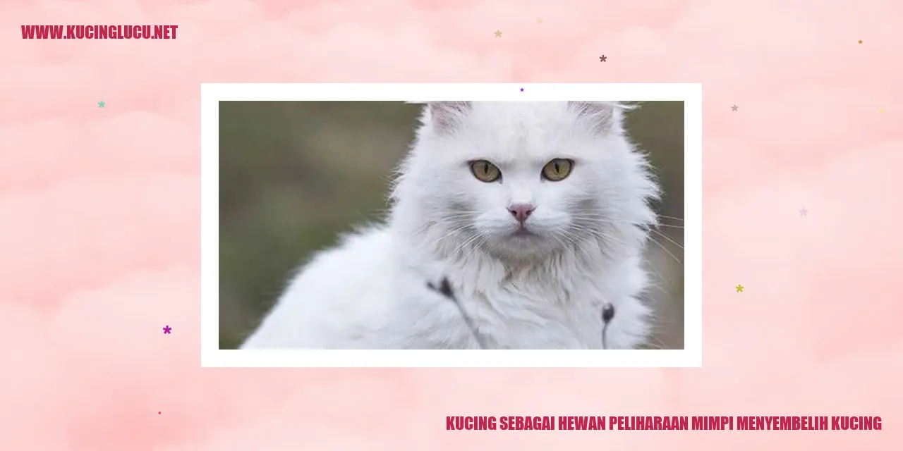 Kucing sebagai Hewan Peliharaan