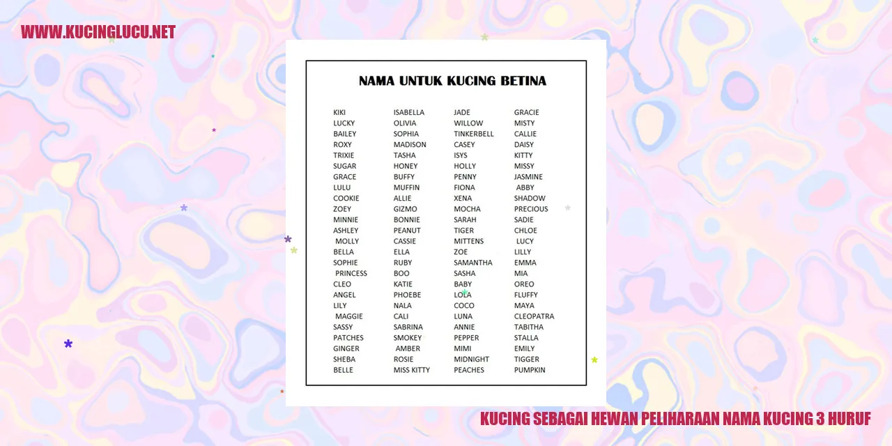 Kucing Sebagai Hewan Peliharaan