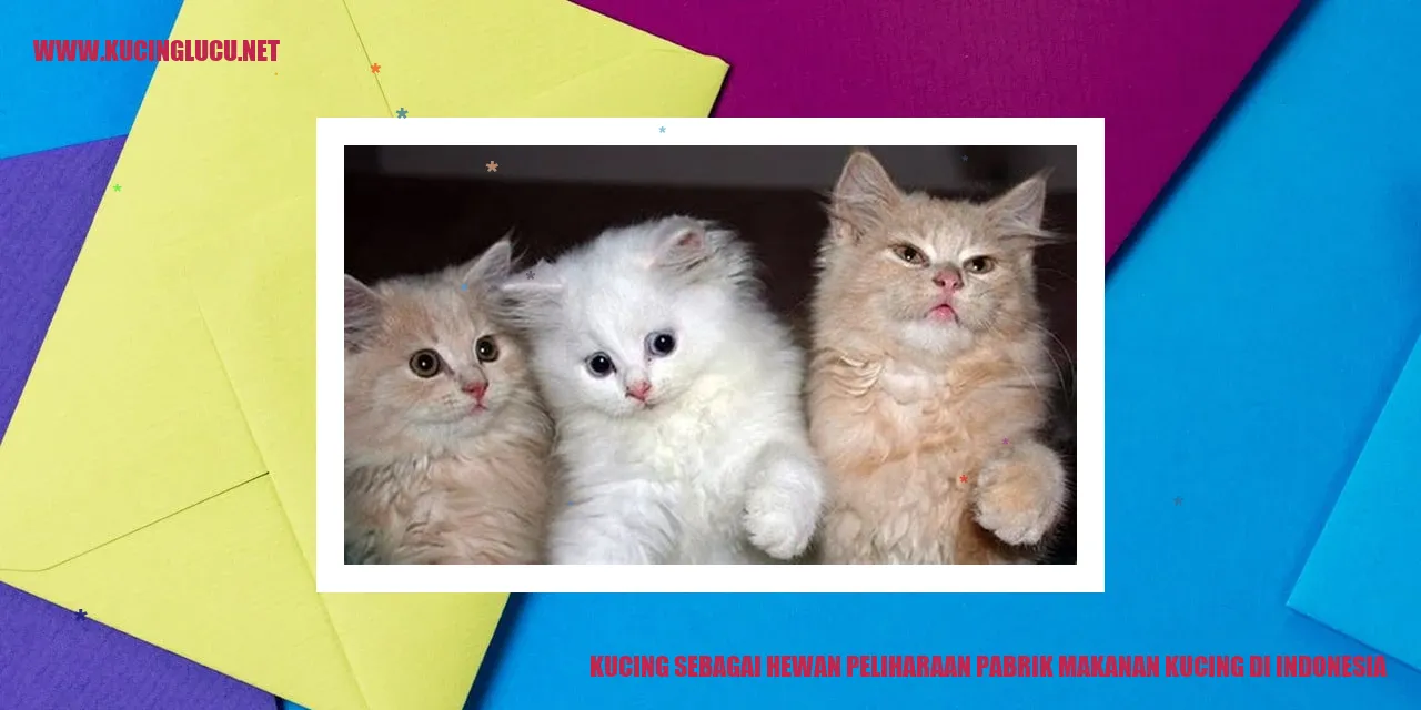 Kucing sebagai Hewan Peliharaan