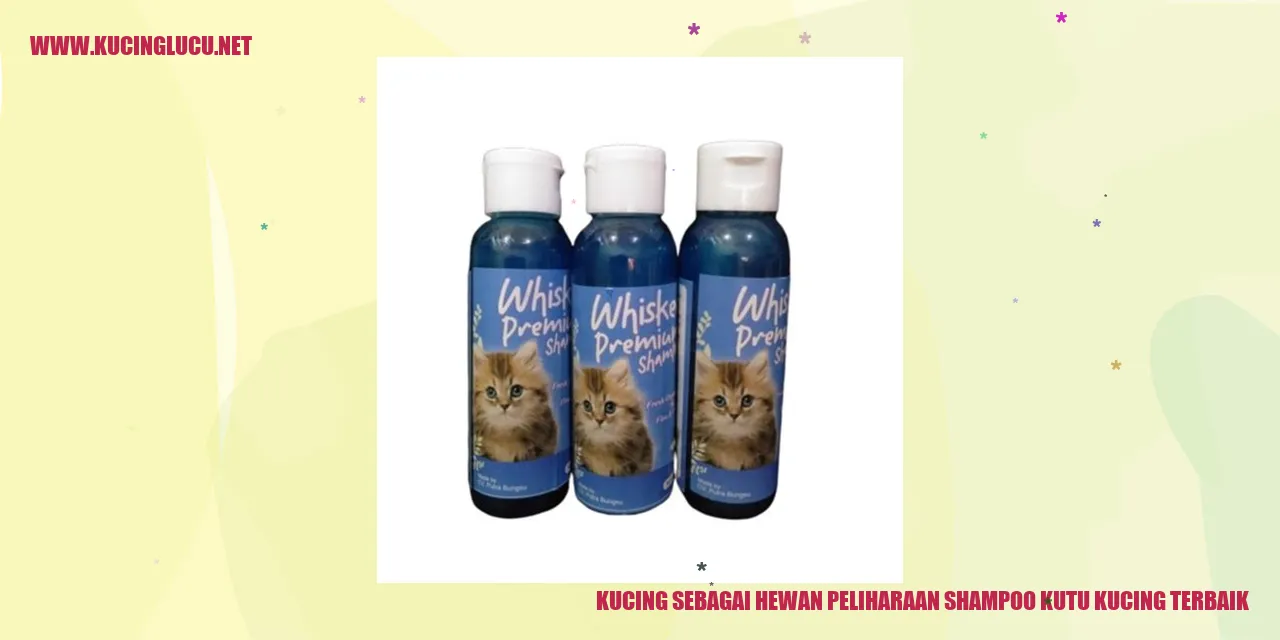 Kucing sebagai Hewan Peliharaan shampoo kutu kucing terbaik