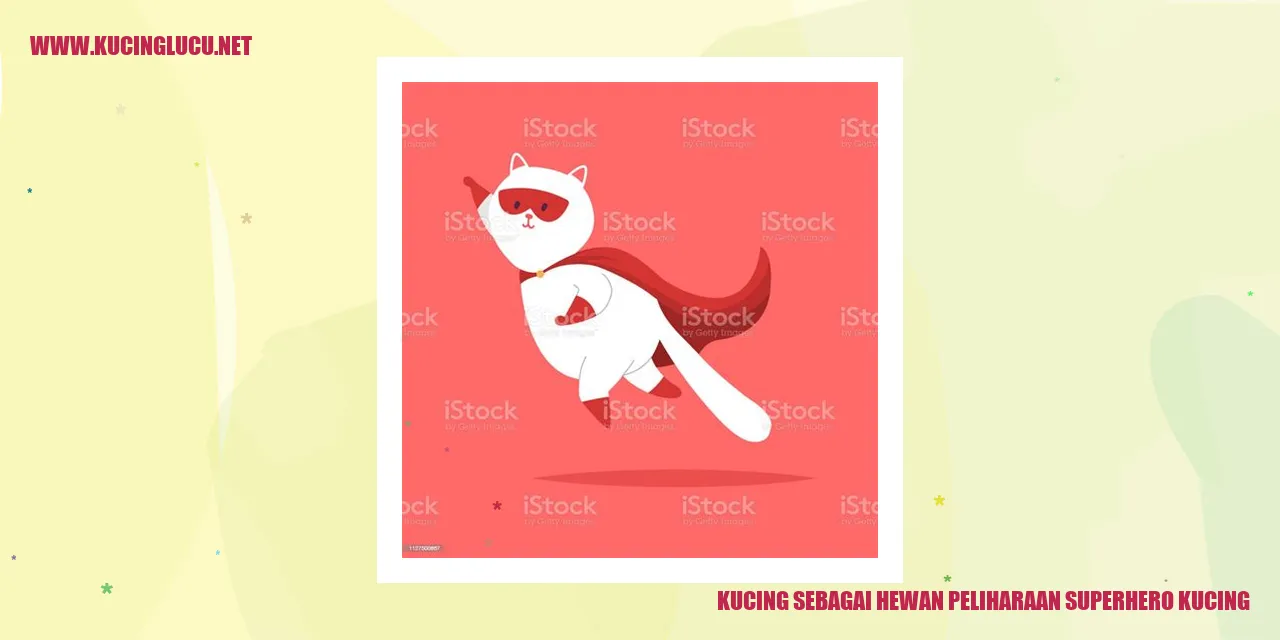 Kucing Sebagai Hewan Peliharaan Superhero Kucing
