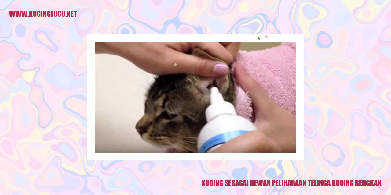 Gambar seekor kucing sedang tidur dengan telinga yang membesar