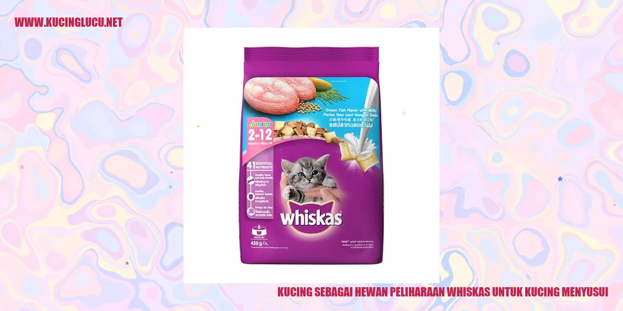 Kucing Sebagai Hewan Peliharaan whiskas untuk kucing menyusui