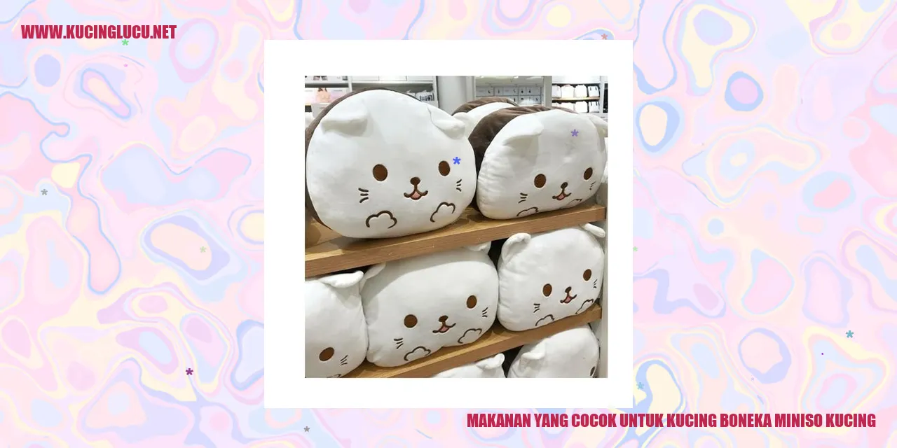 Kucing Boneka Miniso Kucing