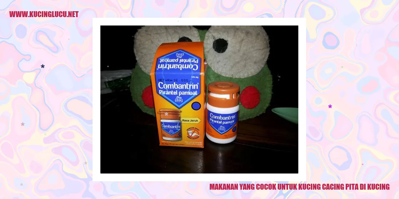 Makanan untuk Kucing cacing pita