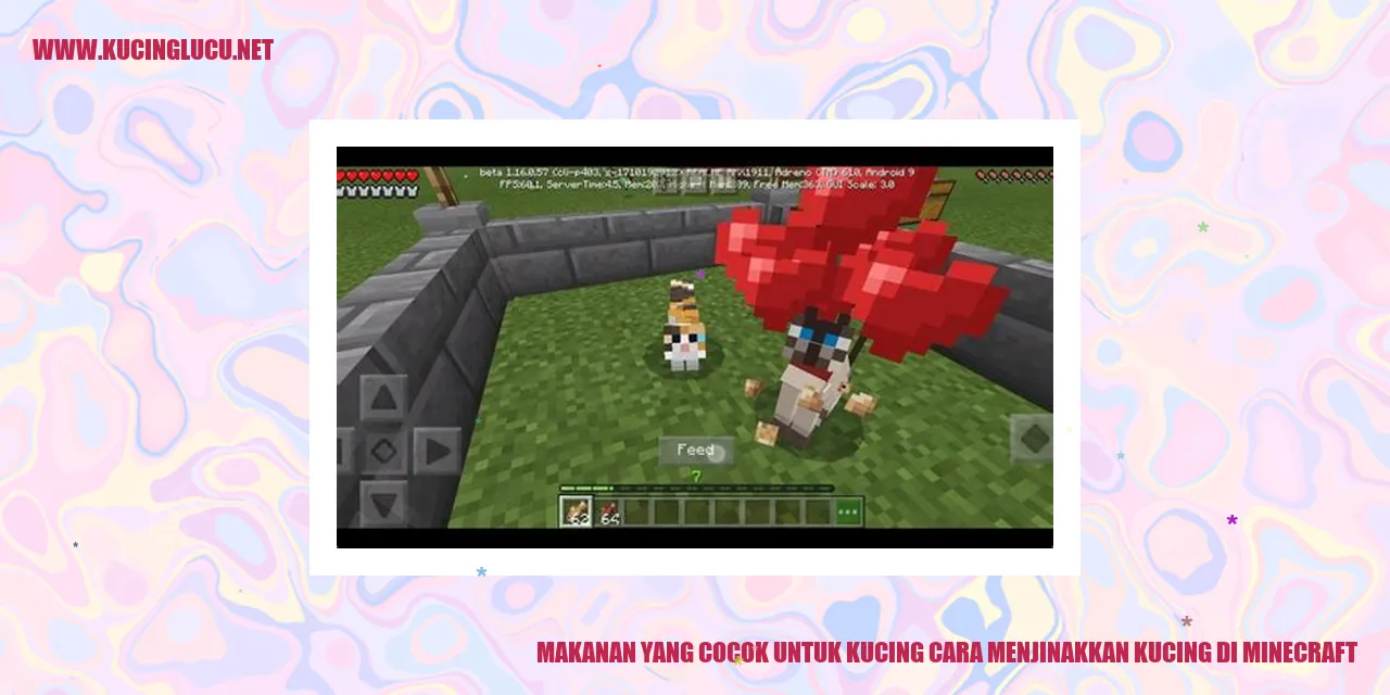 Makanan yang Cocok untuk Kucing cara menjinakkan kucing di minecraft