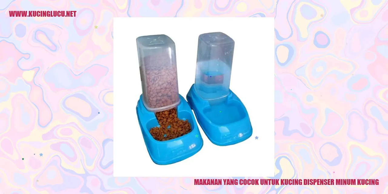 Kucing dan dispenser minum kucing