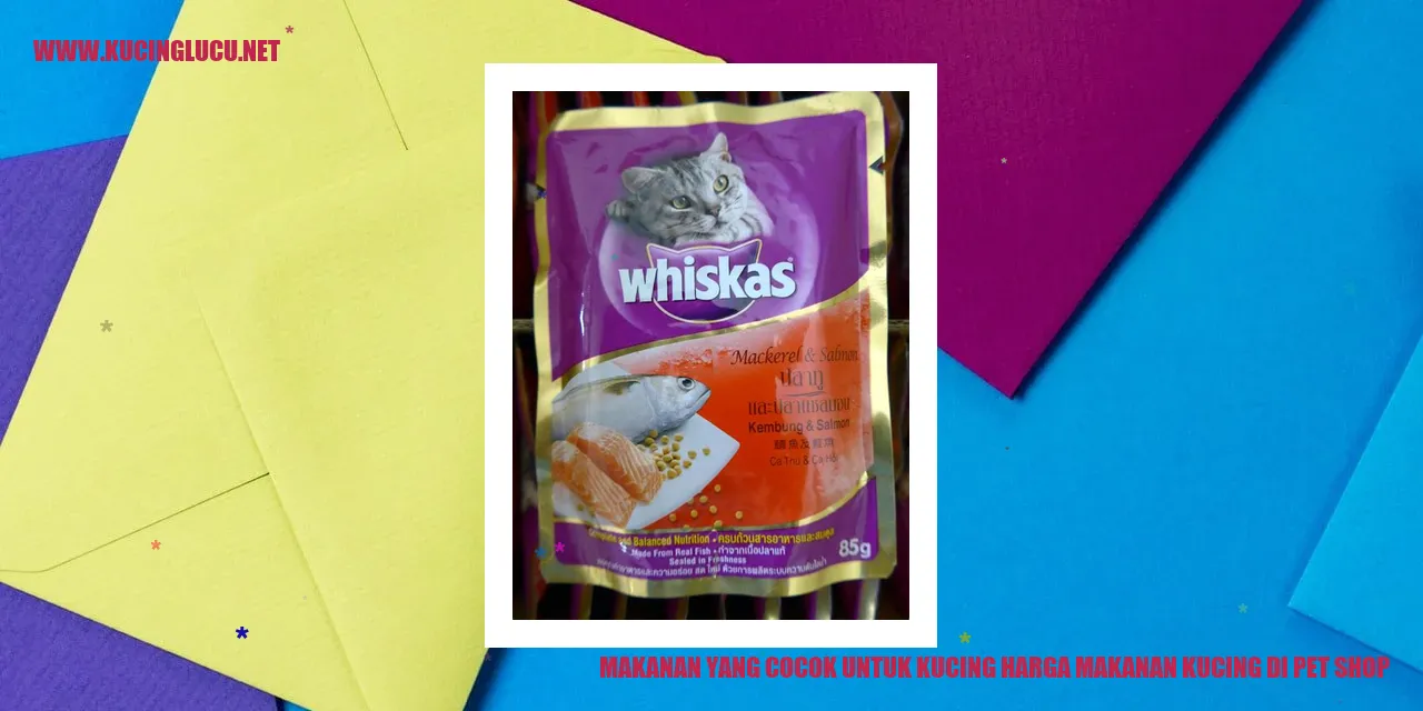 Gambar Makanan untuk Kucing