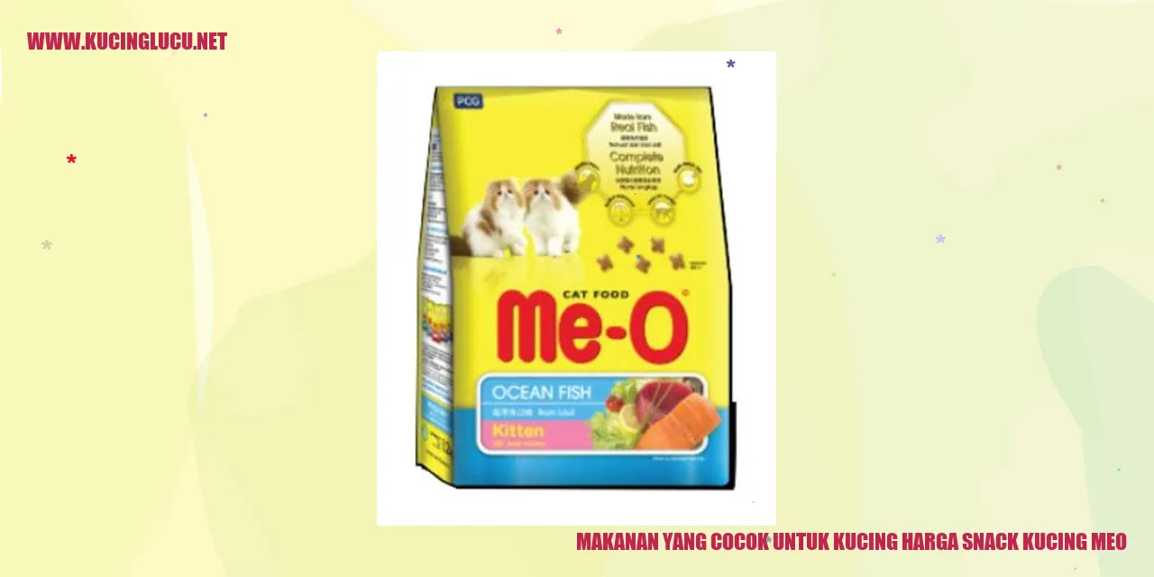 Makanan yang Cocok untuk Kucing harga snack kucing meo