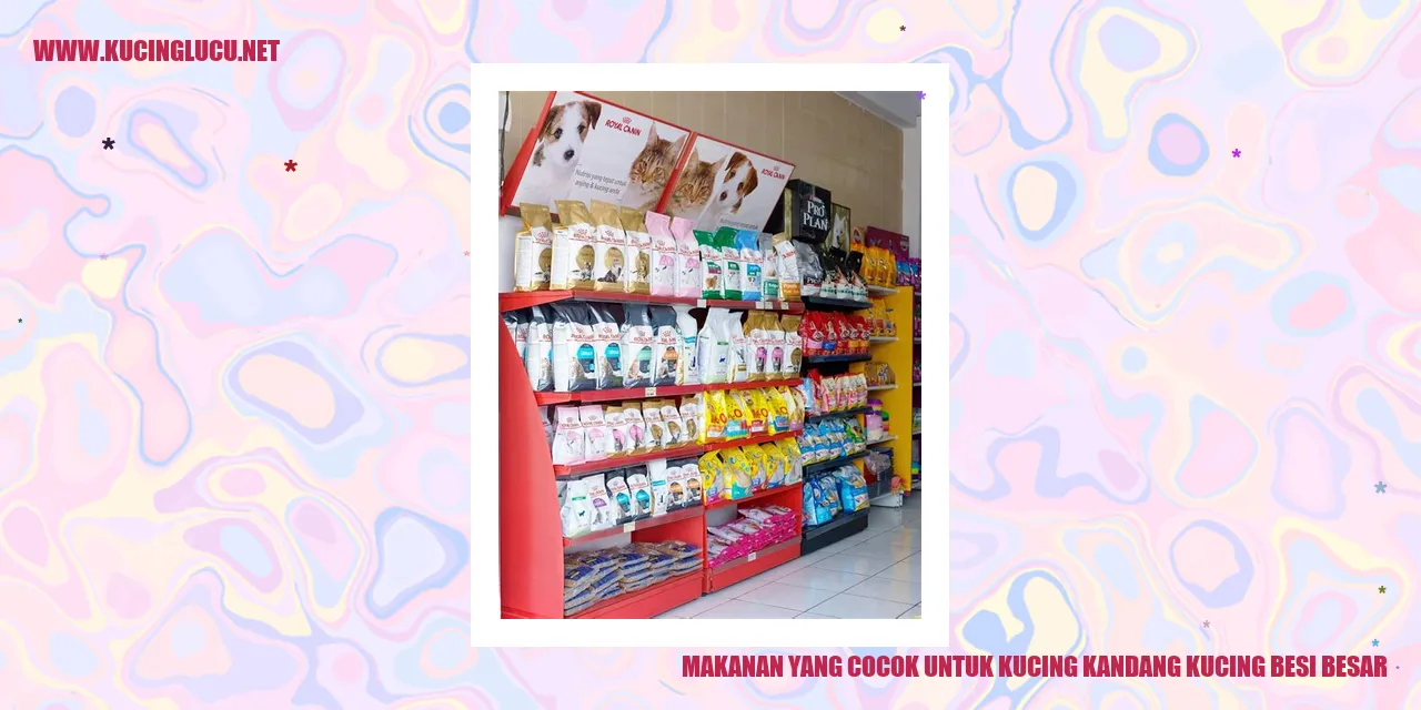 Kucing Besar dalam Kandang Besi