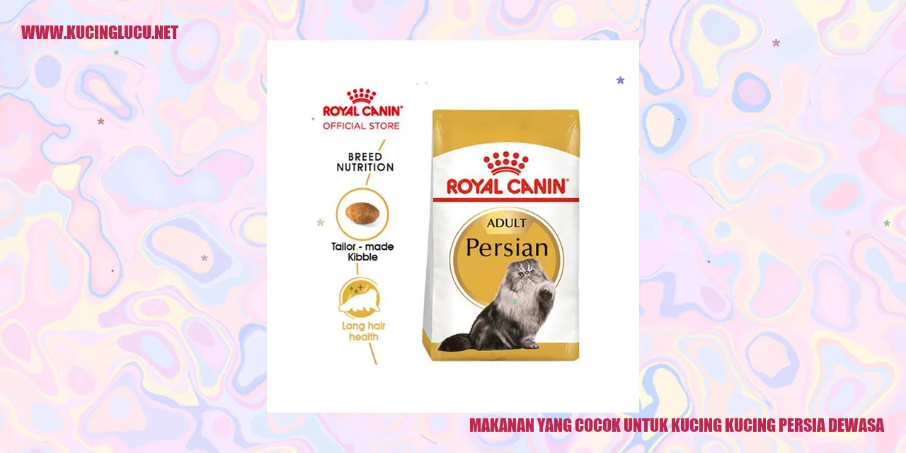 Makanan Kucing Persia Dewasa