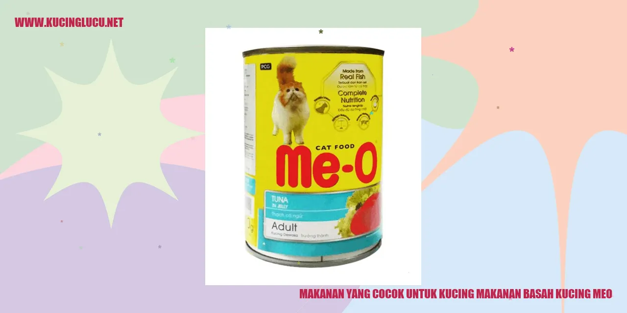 Kucing makanan basah kucing meo