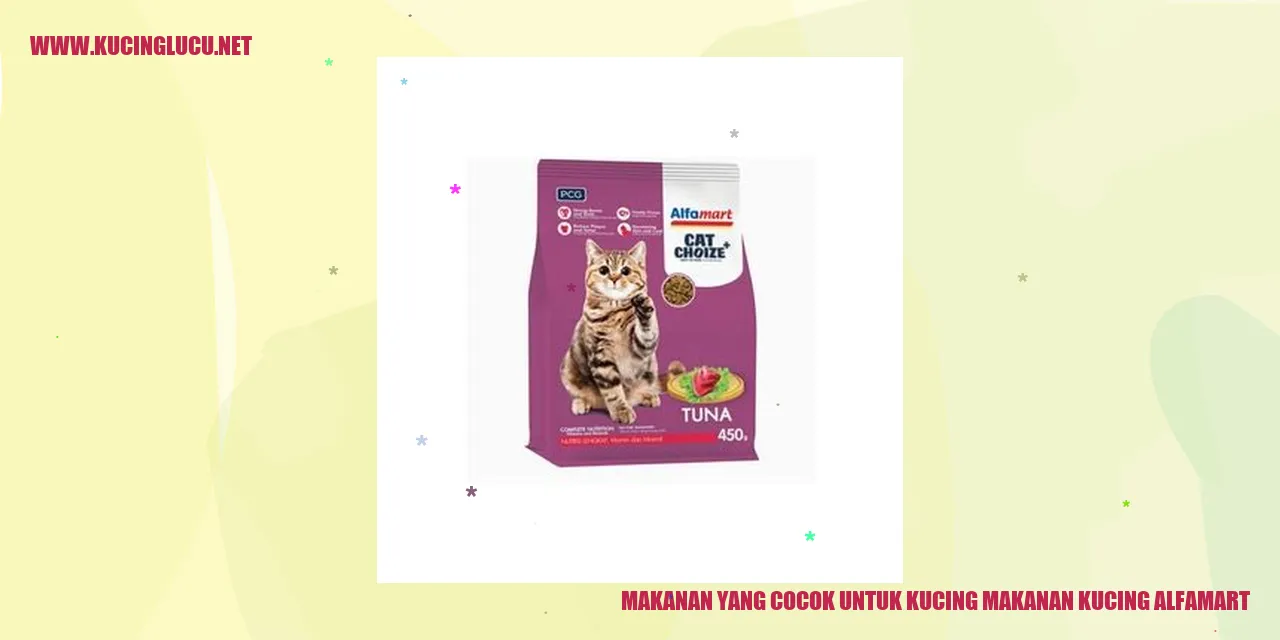 Makanan yang Cocok untuk Kucing makanan kucing alfamart