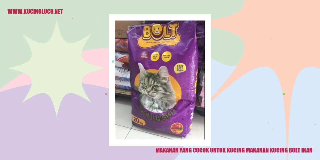 Makanan Kucing Bolt Ikan