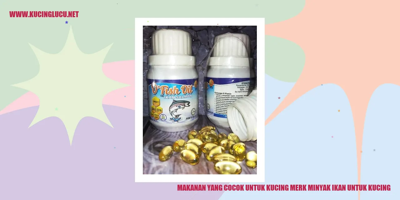 Minyak Ikan untuk Kucing