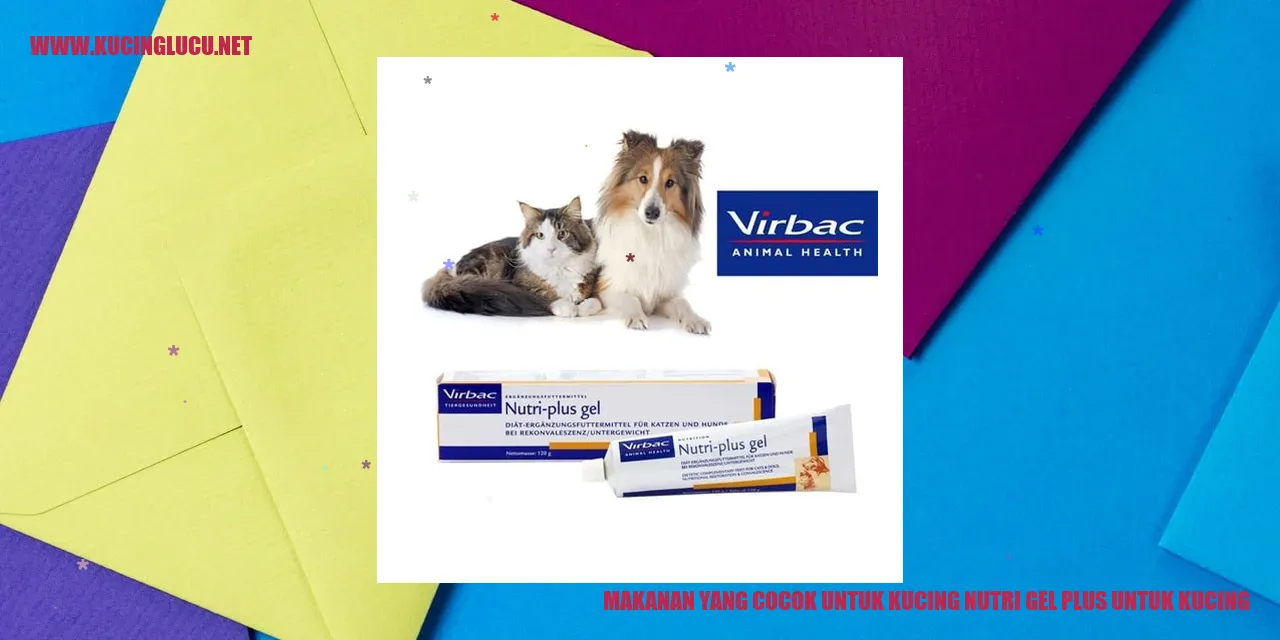 Makanan yang Cocok untuk Kucing Nutri Gel Plus untuk Kucing