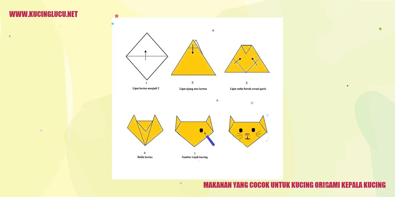 Gambar Kucing Origami