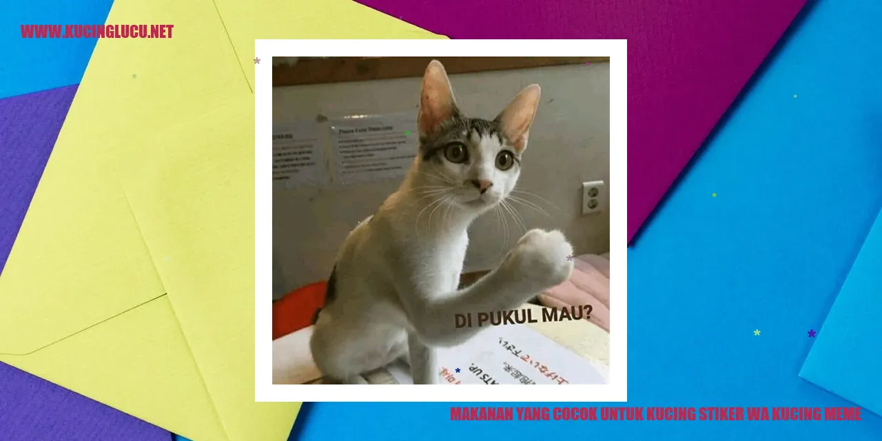 Makanan untuk Kucing