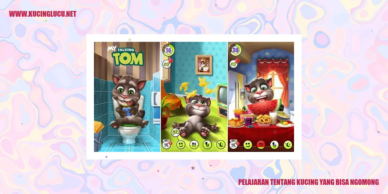 Ilustrasi kucing yang mampu berbicara