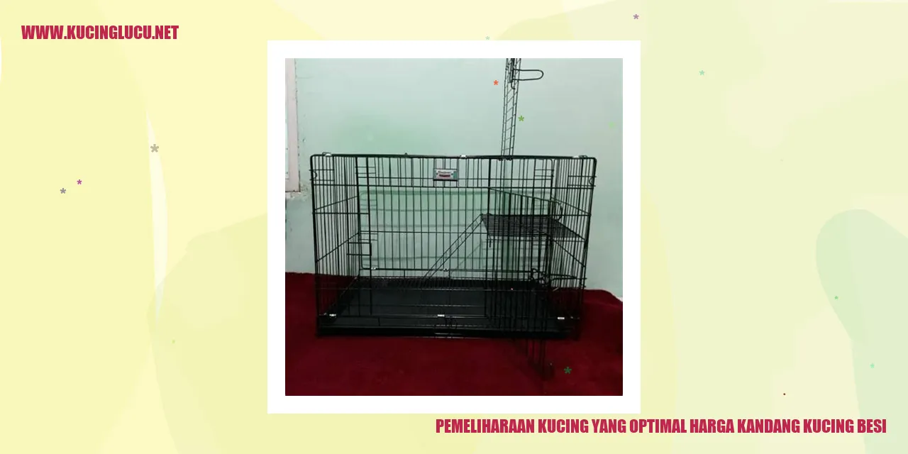 Kandang Kucing Besi