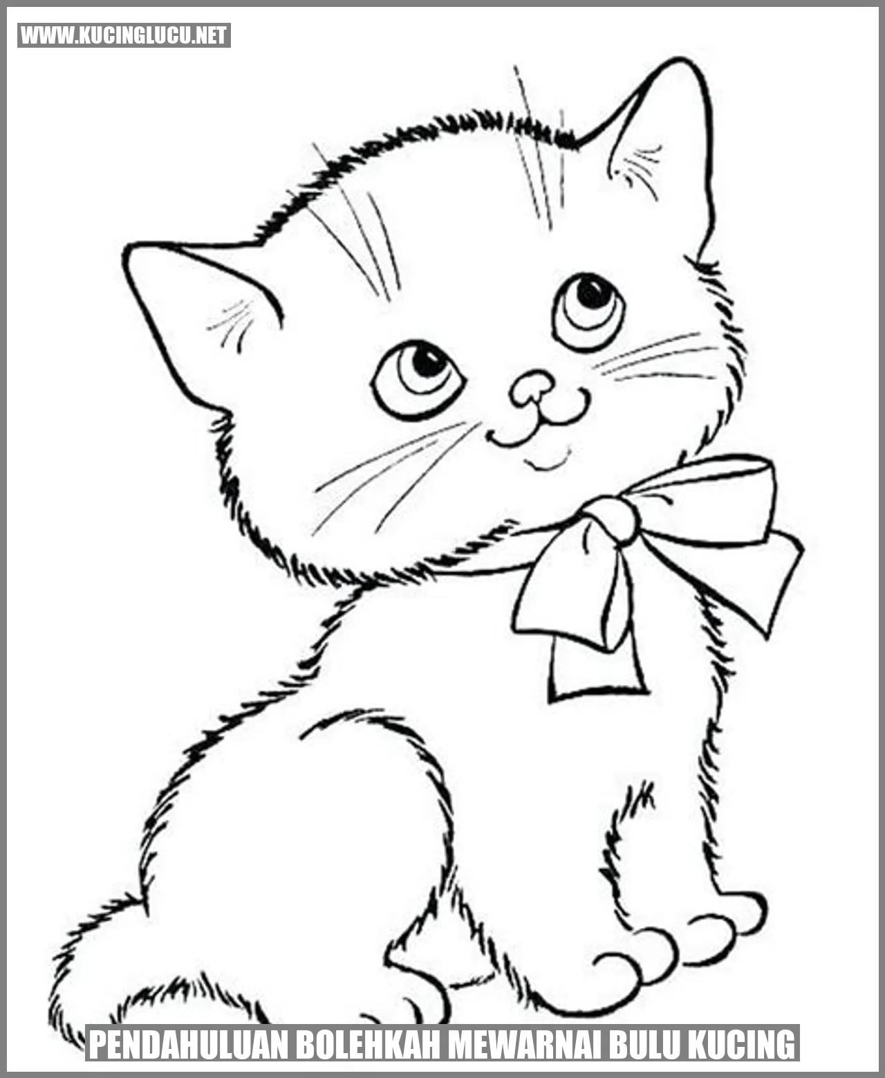 Gambar Kucing yang Dicat