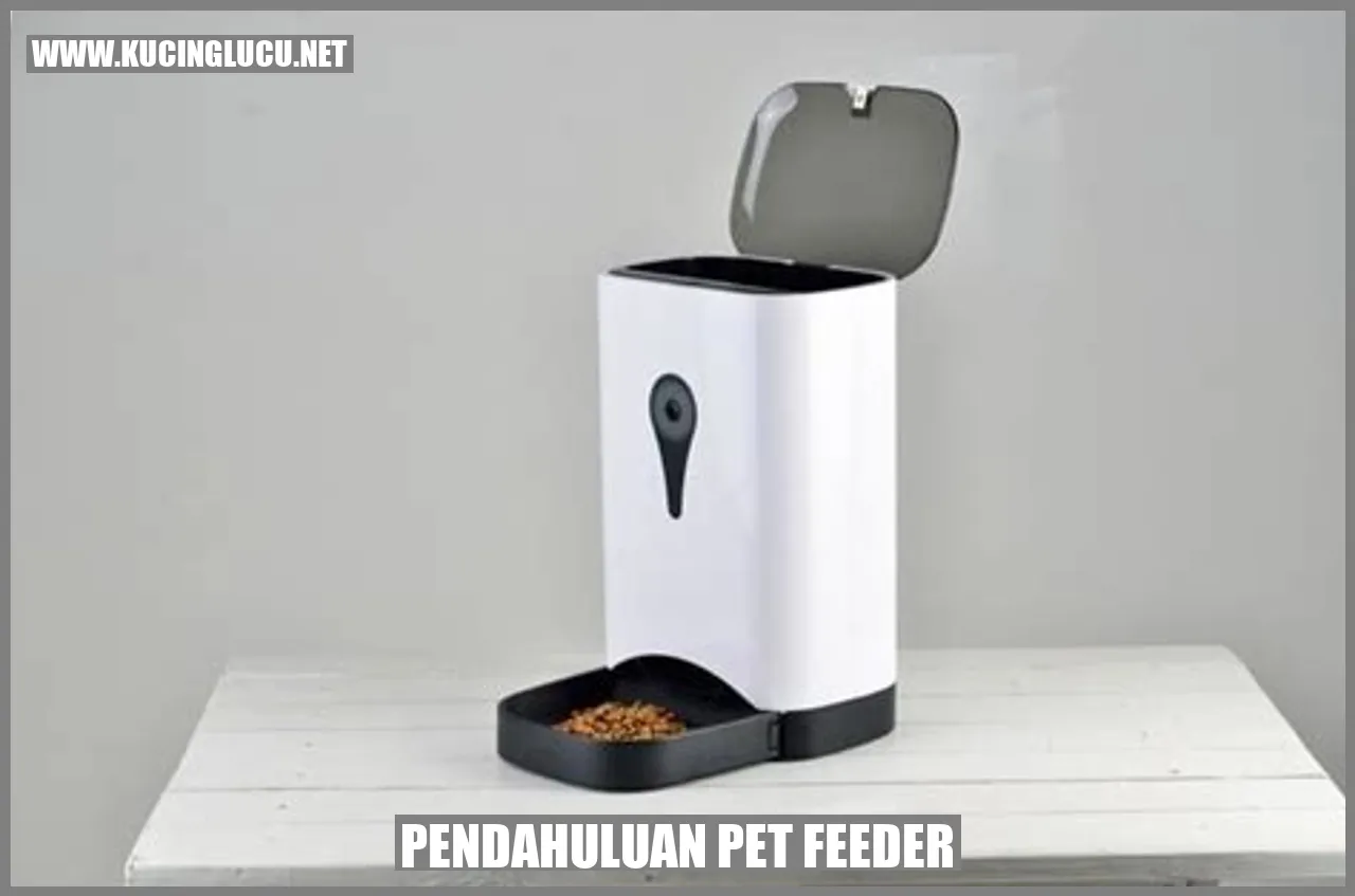 Pendahuluan pet feeder