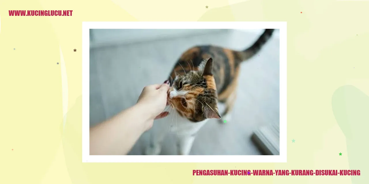 Kucing Menghindari Warna Tertentu