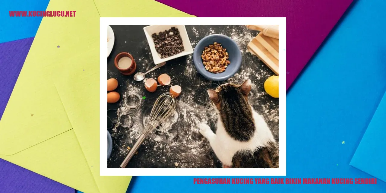 Pengasuhan Kucing yang Baik: Bikin Makanan Kucing Sendiri