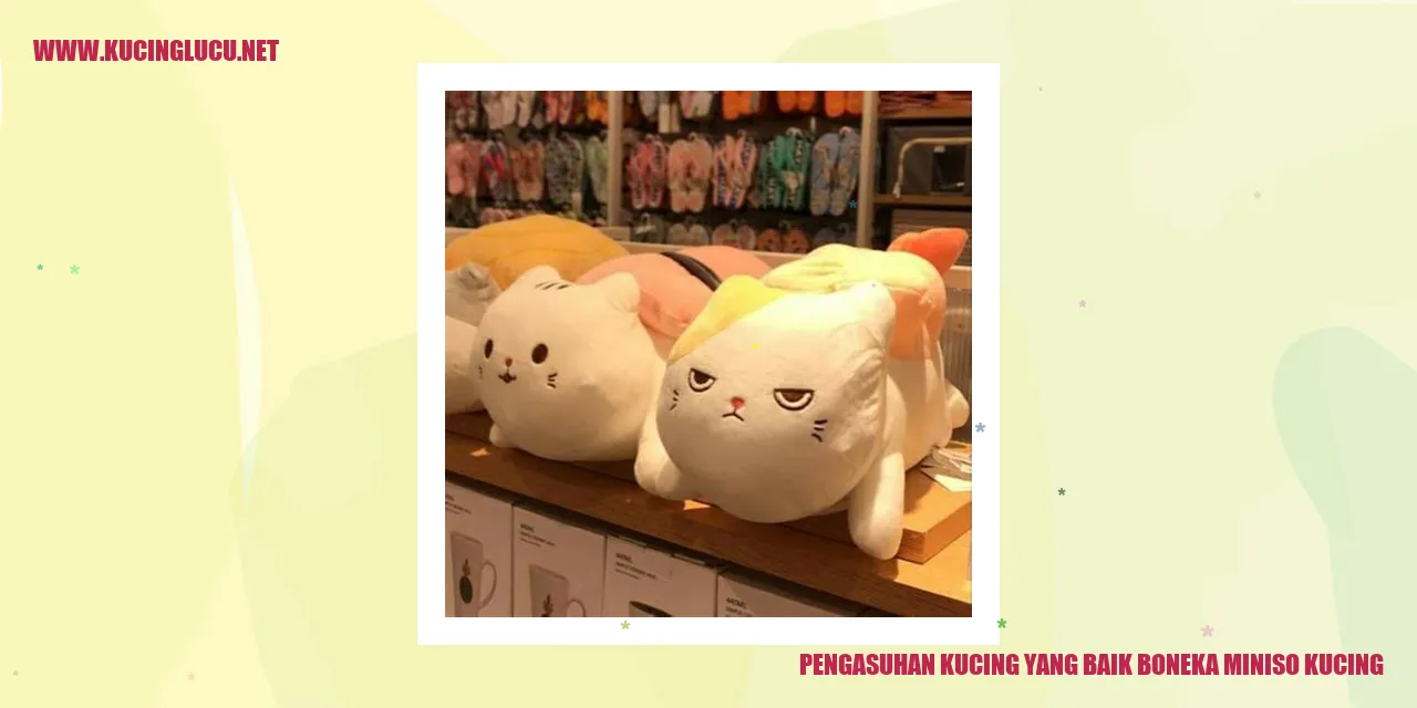 Boneka Kucing Miniso