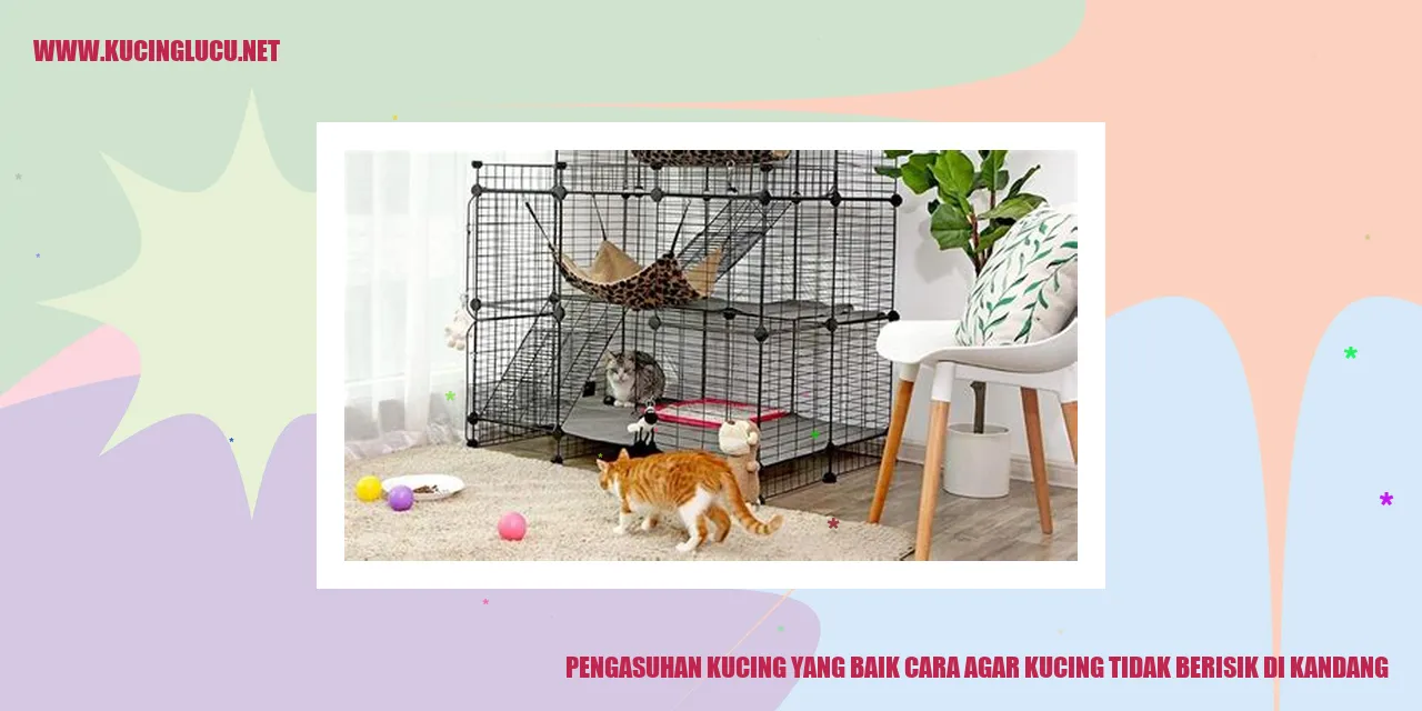 Kucing di dalam kandang