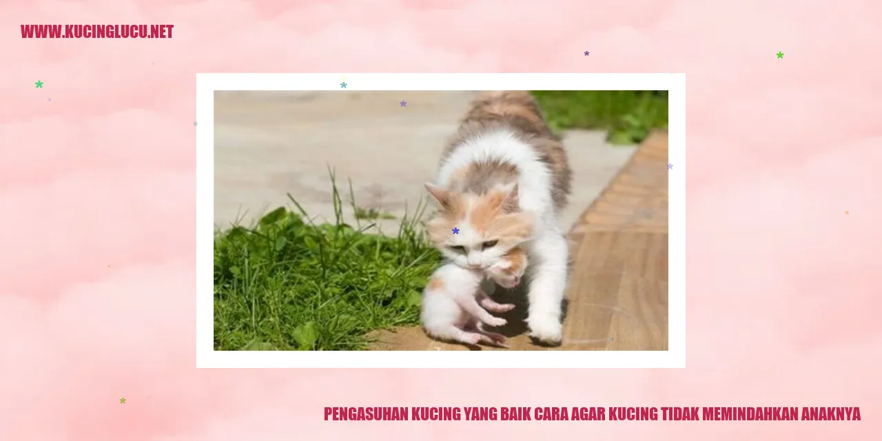 Kucing ibu dengan anak-anaknya