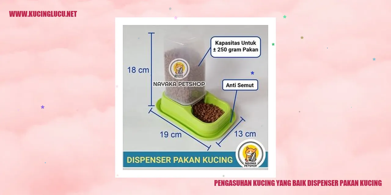 Ilustrasi dispenser makanan kucing
