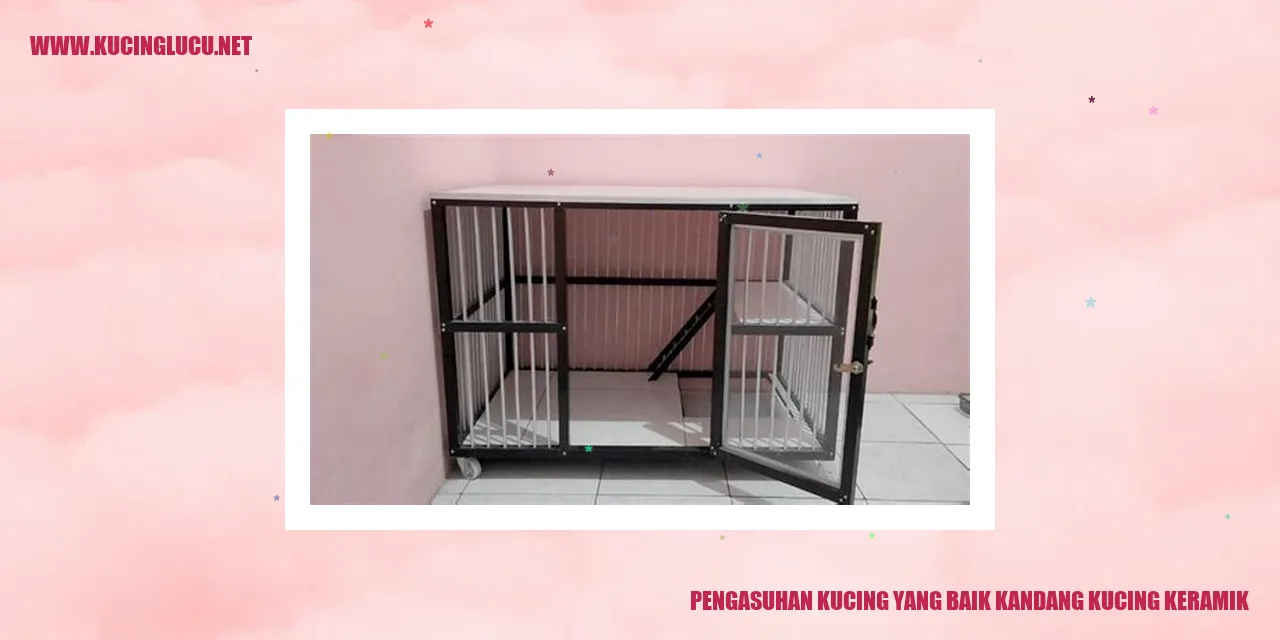 Pengasuhan Kucing yang Baik dengan Kandang Kucing Keramik
