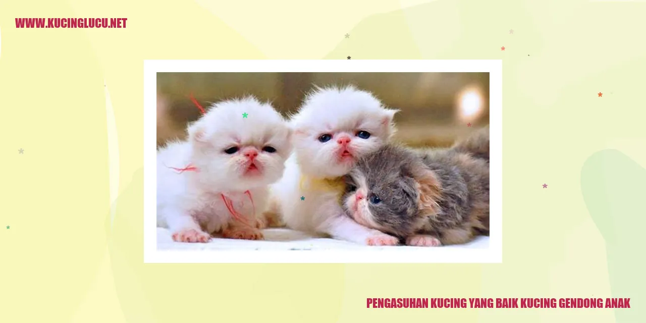 Kucing Gendong Anak