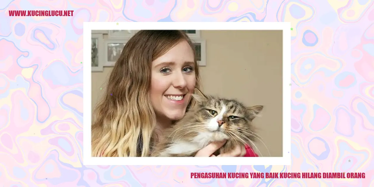 Pengasuhan Kucing yang Baik