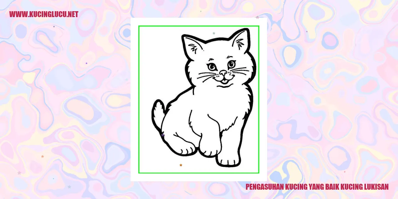Gambar kucing lukisan