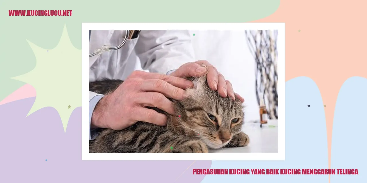 Kucing Menggaruk Telinga