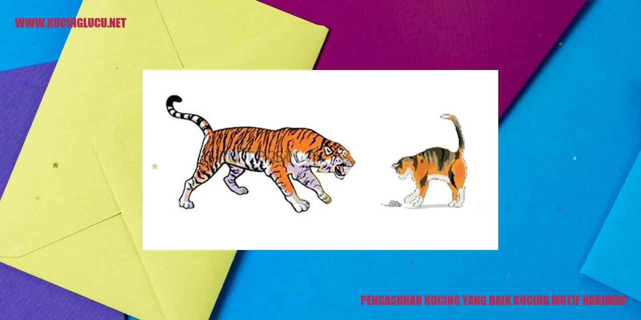 Gambar Kucing Motif Harimau