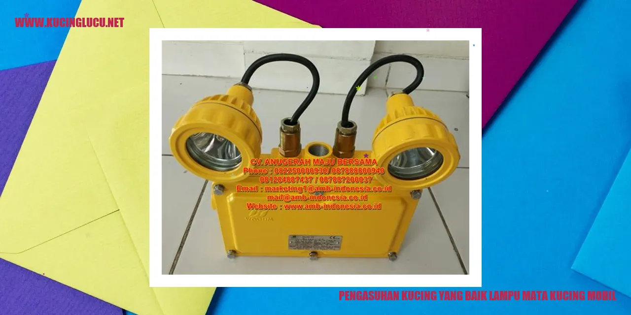 lampu mata kucing mobil