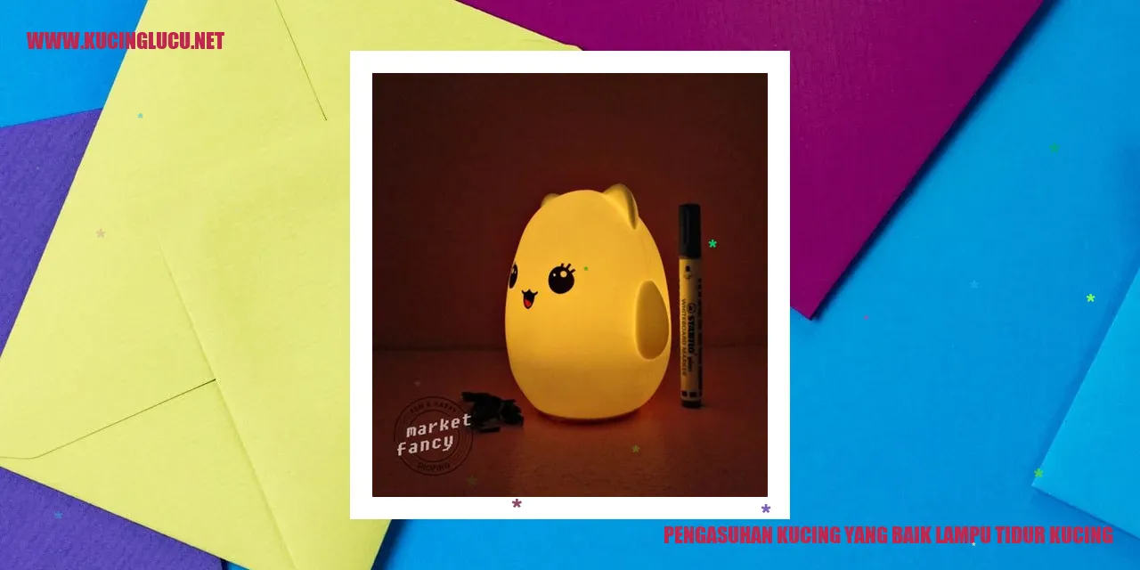 Kucing nyaman tidur dibawah lampu tidur