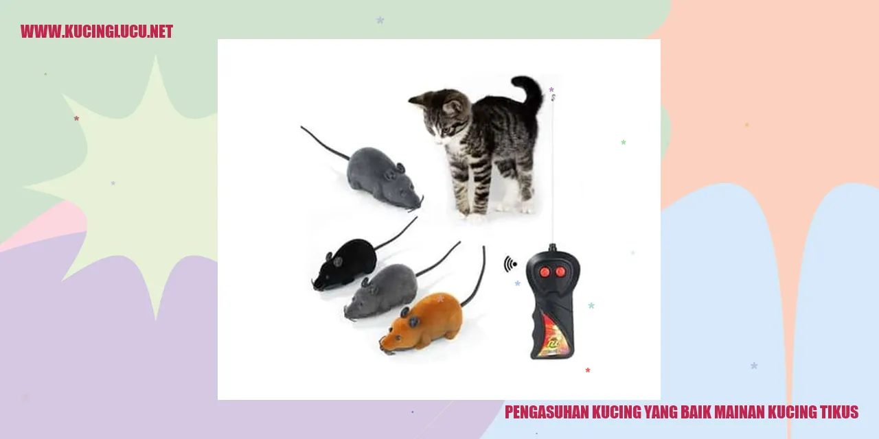 Pengasuhan Kucing yang Baik: Mainan Kucing Tikus