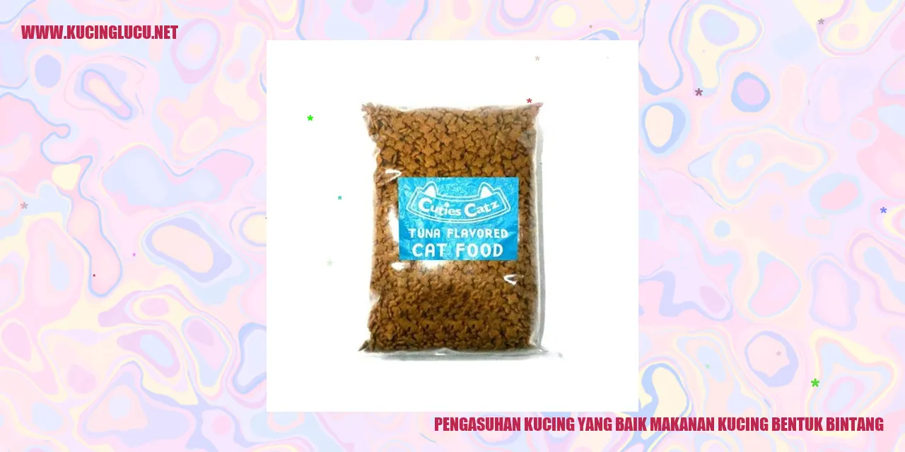 Makanan Kucing Bentuk Bintang