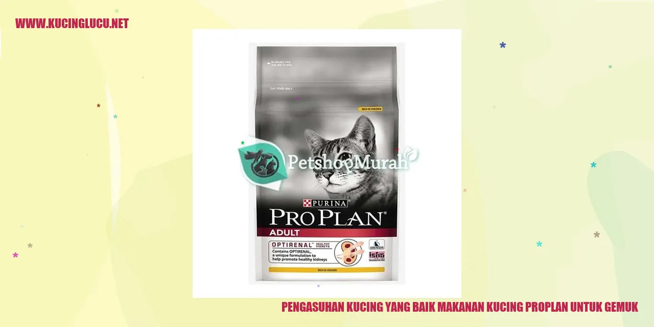 Makanan Kucing Proplan untuk Gemuk
