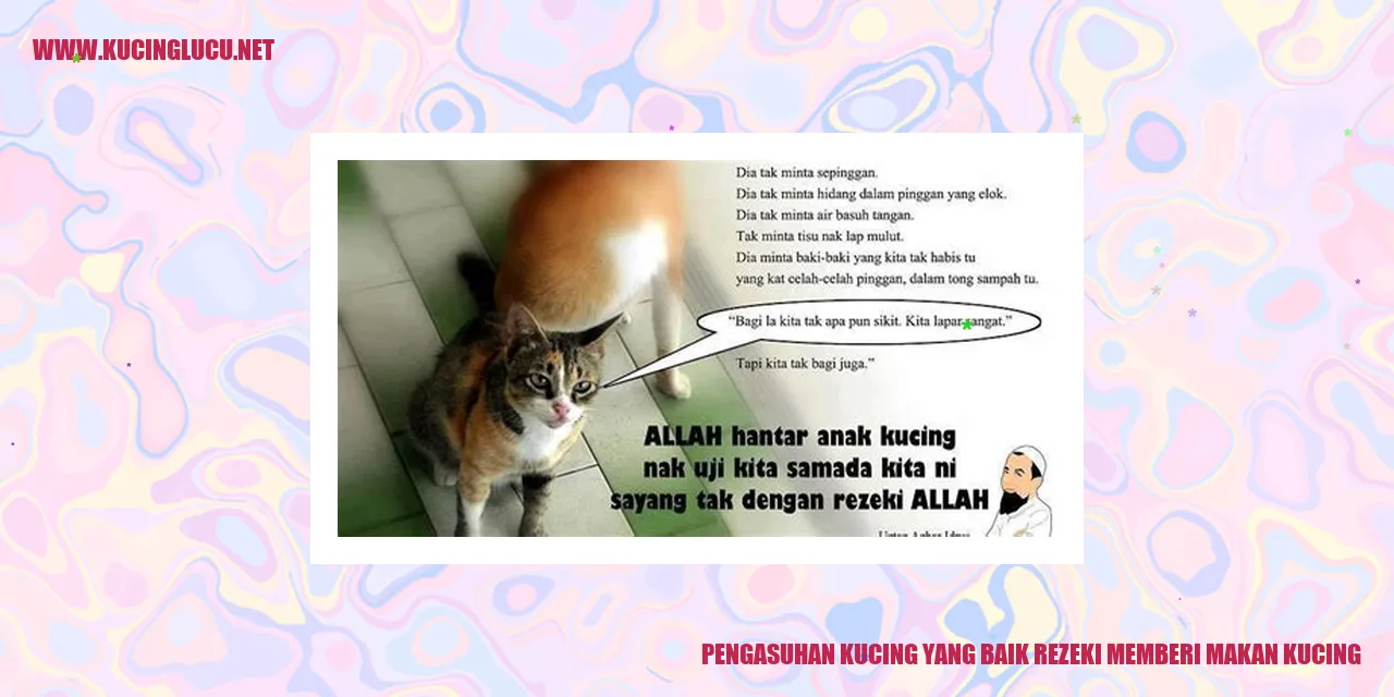 Pengasuhan Kucing yang Baik