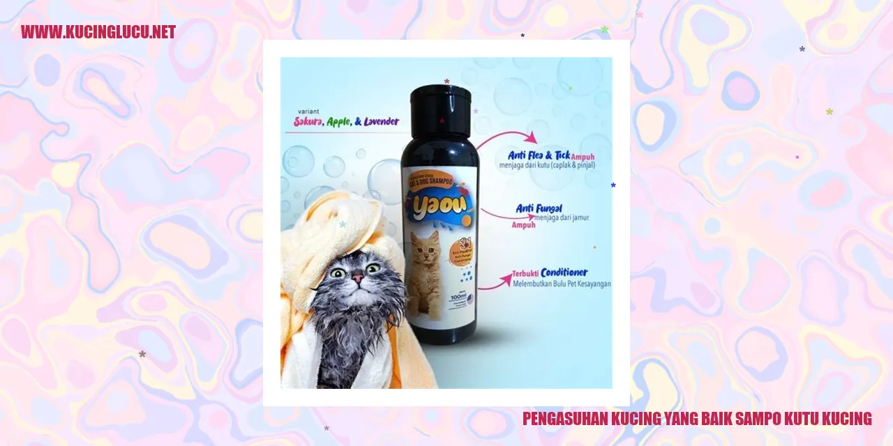Pengasuhan Kucing yang Baik: Sampo Kutu Kucing