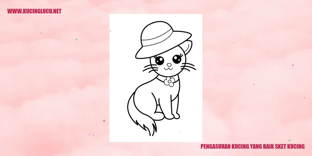 Ilustrasi Kucing yang Lucu