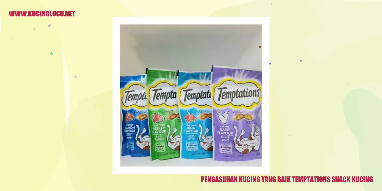 Kucing Menikmati Temptations Snack