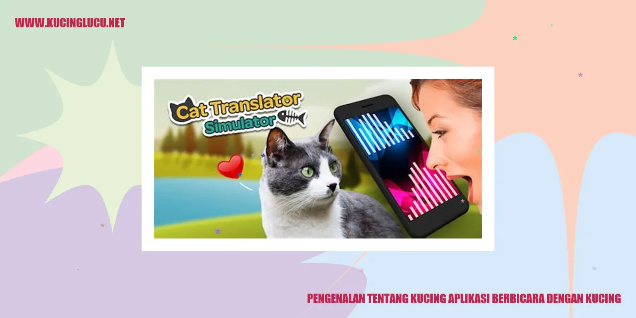 Kucing aplikasi berbicara dengan kucing