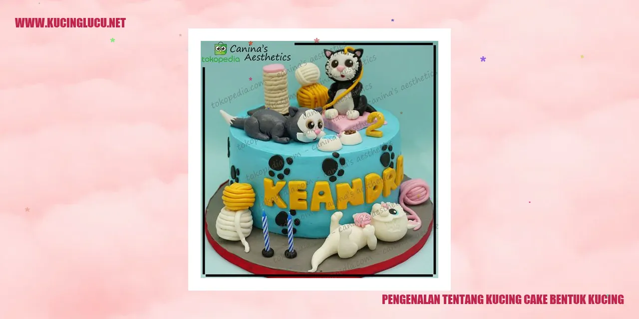 Kucing cake bentuk kucing